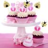 50 Pieces Bee Toothpicks Bulk Bee Cupcake Toppers Glitter Bee Cake Picks Decorations for Birthday Party Favors Supplies view 4