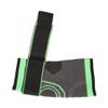 1Pair Elastic Bandage Tennis Elbow Support Protector Basketball Running Volleyball Compression Adjustable Elbow Pad Brace (Green, L) view 4