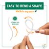 176 Count Bulk Soft Bristle Pipe Cleaners Chenille in White - Cotton with Steel Wire - Crafts Project view 3