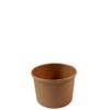 EcoQuality 12 oz Disposable Kraft Paper Soup Containers [200 PACK] - Half Pint Ice Cream Containers, Frozen Yogurt Cups, Restaurant, Microwavable, Take out, Food Storage, Recyclable view 1
