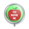 You Inspire Me Teacher Apple Pill Case Trinket Gift Box view 1