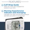 OMRON Gold Wireless Wrist Blood Pressure Monitor for Home Use - #1 Doctor & Pharmacist Recommended Brand - Clinically Validated - Connect App view 3