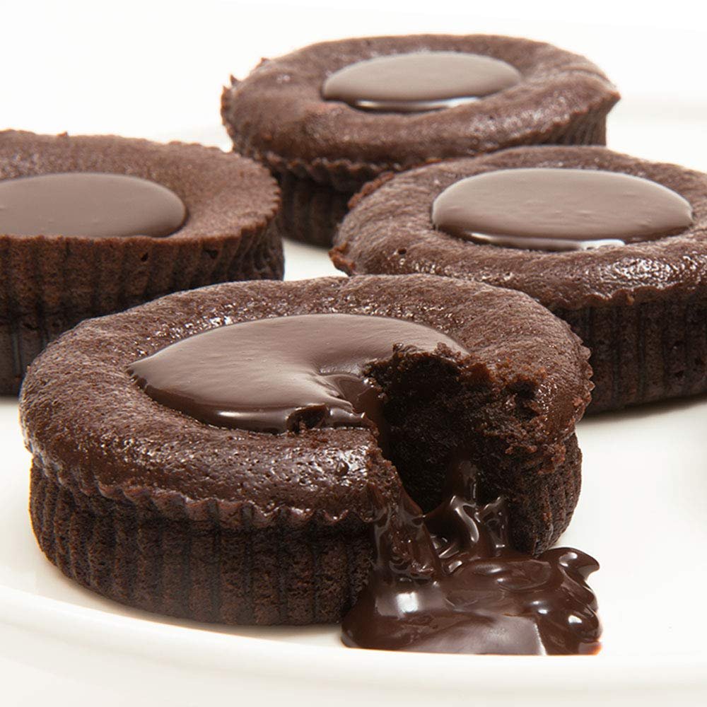 Bittersweet Pastries Individual Saucy Chocolate Truffle Cakes 3.5 ounce (Pack of 24)