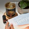 Aromafume Tree of Life Essential Oil Burner | Oil Diffuser with Candle | Brass Burner with 10ml Essential Oil view 3