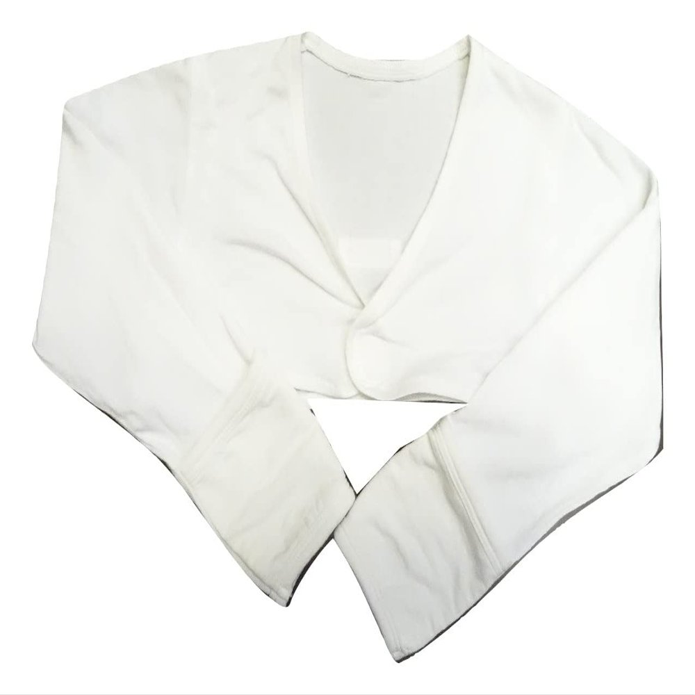 Edenswear Zinc-Filled Rayon Eczema Face Anti-scratch Sleeve Cover Vest (9Months White)