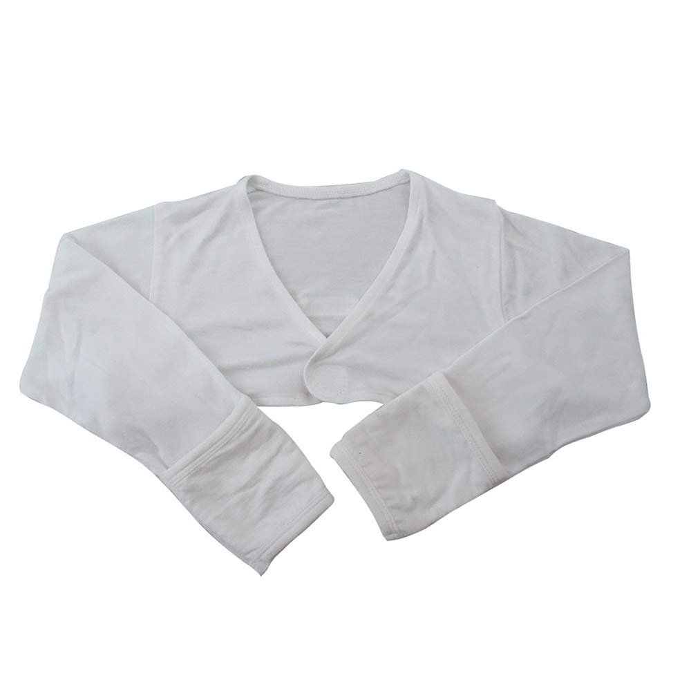 Edenswear Zinc-Filled Rayon Eczema Face Anti-Scratch Sleeve Cover Vest (36Months White)