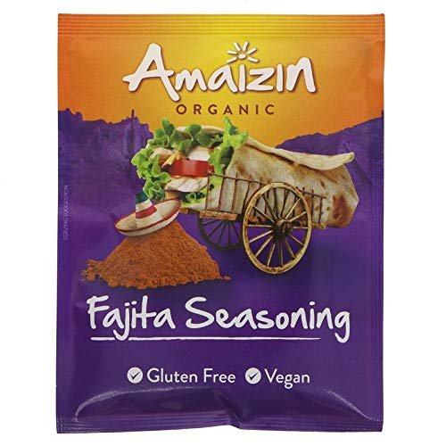 Amaizin Fajita Seasoning Organic 27g (Pack of 12)