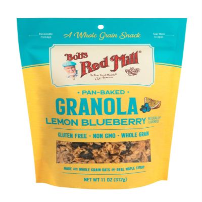 Bob's Red Mill Lemon Blueberry Granola, 11oz (Pack of 1) - Non GMO, Whole Grain, Kosher
