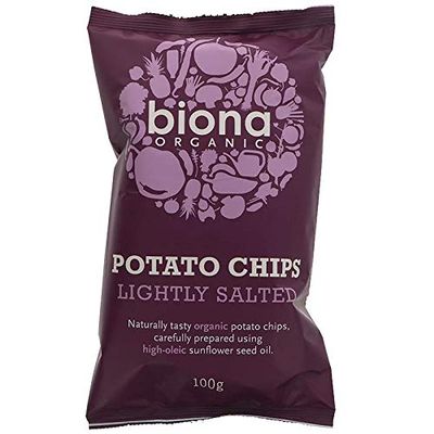 Biona Potato Chips - Lightly Salted 100g (Pack of 12)