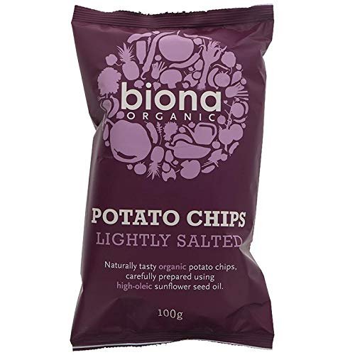 Biona Potato Chips - Lightly Salted 100g (Pack of 12)