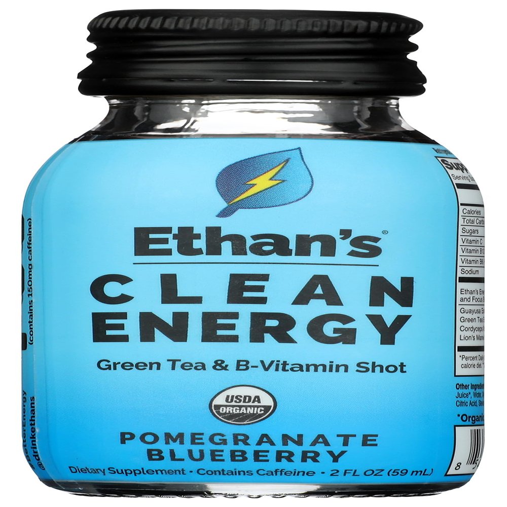 ETHANS Organic Pomegranate Blueberry Energy Shot, 2 FZ