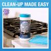 MiracleWipes for Microwaves and Cooktops, Easily Removes Food and Grime Buildup, Safe and Convenient Stove Top Cleaner, Great for Home and Kitchen Use - 30 Count view 3