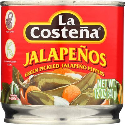 (NOT A CASE) Green Pickled Jalapeno Peppers
