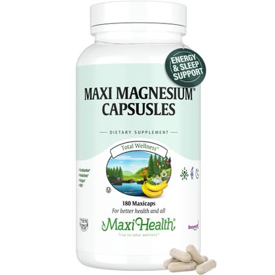 Magnesium Complex for Women and Men  Includes Oxide, Glycinate, & Citrate  Multi Magnesium Supplement for Energy, Sleep, Muscle & Bone Support  Non-GMO, Kosher  180 Capsules