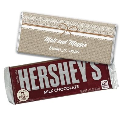 12 Wedding Favors for Guests Personalized Chocolate Bars (12 Pack) - Bridal Shower Favors for Guests, Rustic Wedding Candy