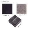 BENECREAT 24 Pack Black Gemstone Display Box Jewelry Box Container with Clear Top Lids 1.57x0.6 for Festival Treat, Gems, Coins, Diamond, Gift Packing view 2