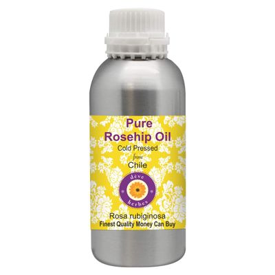 dve herbes Pure Rosehip Oil (Rosa rubiginosa) Cold Pressed 1250ml (42 oz)