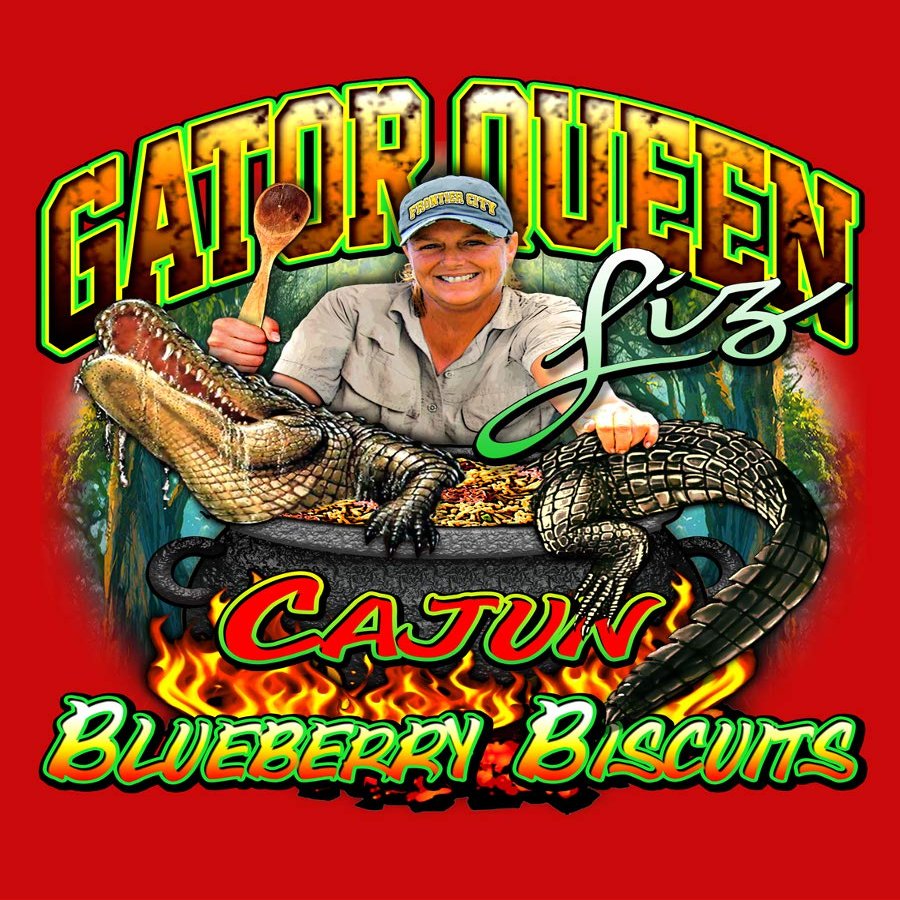 Gator Queen Liz Blueberry Biscuits - Breakfast Biscuits Bites Blueberry Biscuits - Healthy Breakfast Biscuits Bites Mixed Berry - Individual Breakfast Snacks Cajun Blueberry Biscuits Pack of 2