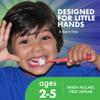 Brilliant Oral Care Child Toothbrush with Soft Bristles and Round Head, for a Kid Approved, Easy to Use All-Around Clean Mouth, Ages 2-5 Years, Pink Lime Lilac, 3 Pack view 3
