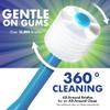 Brilliant Oral Care Child Toothbrush with Soft Bristles and Round Head, for a Kid Approved, Easy to Use All-Around Clean Mouth, Ages 2-5 Years, Pink Lime Lilac, 3 Pack view 4