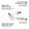 Alpine MusicSafe Pro - High Fidelity Earplugs for Musicians - 3 Interchangeable Premium Filter Sets: 16, 19 & 22 dB - Professional Musician Hearing Protection - Transparent view 2