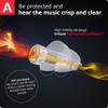 Alpine MusicSafe Pro - High Fidelity Earplugs for Musicians - 3 Interchangeable Premium Filter Sets: 16, 19 & 22 dB - Professional Musician Hearing Protection - Transparent view 4