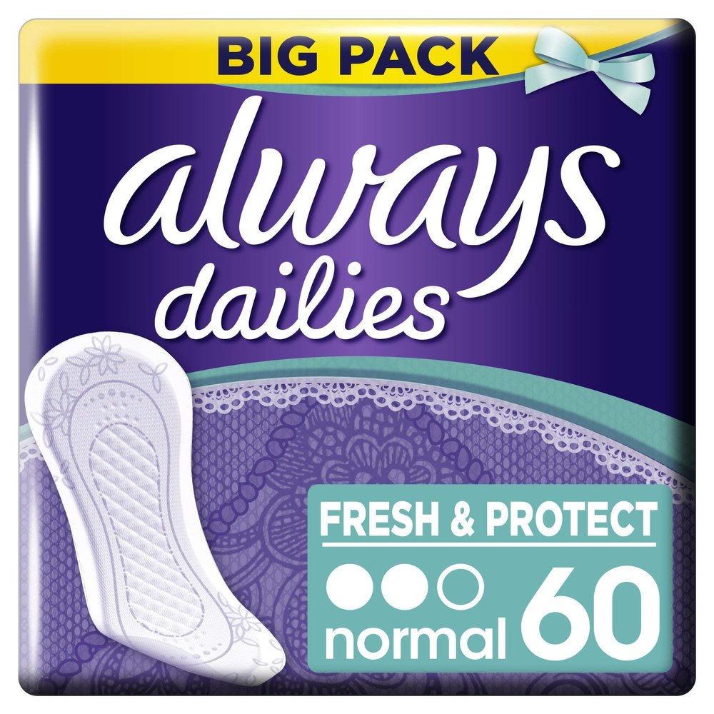 Always Daily Fresh & Normal Sanitary Towels Protect