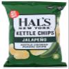 Hal's New York Kettle Chips, Jalapeo Kettle Cooked Potato Chips, No Artificial Colors or Flavors, Kosher, Gluten Free, 5 Ounce (Pack of 12) view 1