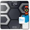 INEVIFIT EROS Bluetooth Body Fat Scale Smart BMI Highly Accurate Digital Bathroom Body Composition Analyzer with Wireless Smartphone APP 400 lbs 11.8 x 11.8 inch (Black) view 1
