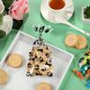 Maitys 100 Pcs Dog Paw Treat Bags Dog Cellophane Bags for Goodie Candy Bulk 8 x 4 Inch Party Favor Supplies(Black) view 2