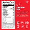 CHOMPS Grass Fed Beef Jerky Sticks, Variety Pack, 10 Sticks: (5) Original Beef, (5) Jalapeno Beef view 2