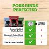 4505 Meats Jalapeno Cheddar Pork Rinds, Gluten Free Chicharrones, Keto Certified, Family Size Bag, 14 Servings, 7 Ounces view 4
