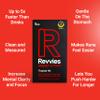 Revvies Energy Strips | Tropical Hit | 50 Strips | 40mg Caffeine Strip | 2 Strip = Coffee/Energy Drink | Less than 2 Calories | Vegan | 10 x 5PK view 3