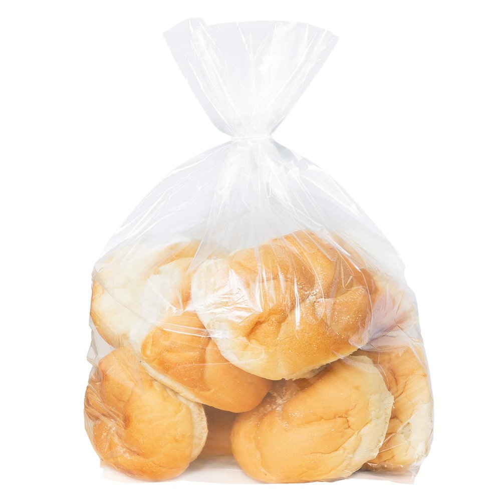 APQ Clear Gusseted Poly Bags, 12 x 8 x 30 Inch. Pack of 1000 Gusseted Plastic Bags 1 Mil Thick for Favors with Open Top. Clear Plastic Bags for Packaging Cookies, Popcorn, Candies, Homemade Bread