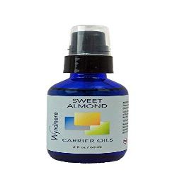 Sweet Almond Oil with Treatment Pump - Nourishing & Hydrating Carrier Oil for Skin & Hair - Wyndmere - 2oz