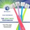 Brilliant Oral Care Child Toothbrush with Soft Bristles and Round Head, for a Kid Approved, Easy to Use All-Around Clean Mouth, Ages 2-5 Years, Pink, 3 Pack view 2