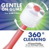 Brilliant Oral Care Child Toothbrush with Soft Bristles and Round Head, for a Kid Approved, Easy to Use All-Around Clean Mouth, Ages 2-5 Years, Pink, 3 Pack view 4