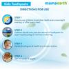 Mamaearth Natural Orange Kids Toothpaste | Gently Cleanses Teeth & Gums | Fights Cavities & Tooth Decay | with Fluoride & Fruity Flavor | Ideal Age 4+ years | SLS-Free | 1.76 Oz/50g view 3