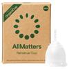 AllMatters OrganiCup Menstrual Cup - Size Mini - Eco-Friendly, Reusable Period Solution - Superior to Pads & Tampons - Suitable for Light to Heavy Flow view 1