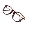 VisionGlobal Blue Light Blocking Glasses for Women, Anti Eyestrain, Computer Reading, TV Glasses, Stylish Oval Frame, Anti Glare (Red, 2.00 Magnification) view 1