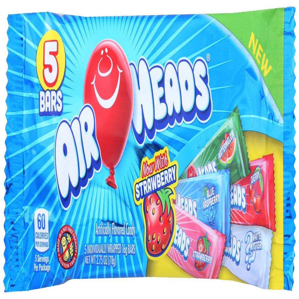 Air Heads Artificially Flavored Candy 2.75 ounce (Pack of 1)