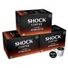 Shock Coffee Extra Strength Cups - Bold all Arabica Med-Dark Roast - Fresh Look - Richer Taste 30 count view 1