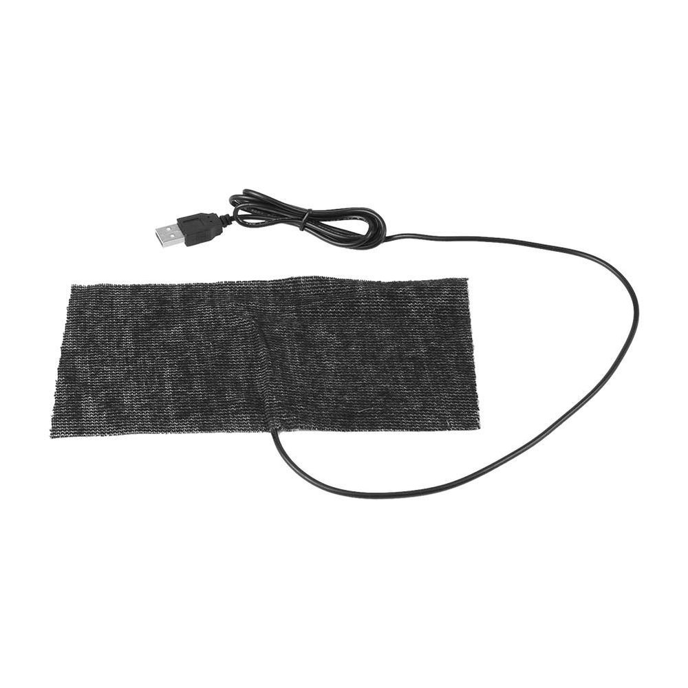 USB Heating Pad,USB Heat Mat Carbon Fiber Heating Mat 7.87 X 3.94Inch (20 X 10Cm) Heating Pads Black 5V, for Women Men Or Pet