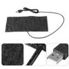 USB Heating Pad,USB Heat Mat Carbon Fiber Heating Mat 7.87 X 3.94Inch (20 X 10Cm) Heating Pads Black 5V, for Women Men Or Pet view 4
