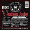 Buffalo Bills Hot Venison Jerky Strips 10oz Pack (20 hot venison jerky 7" strips per bag) view 2
