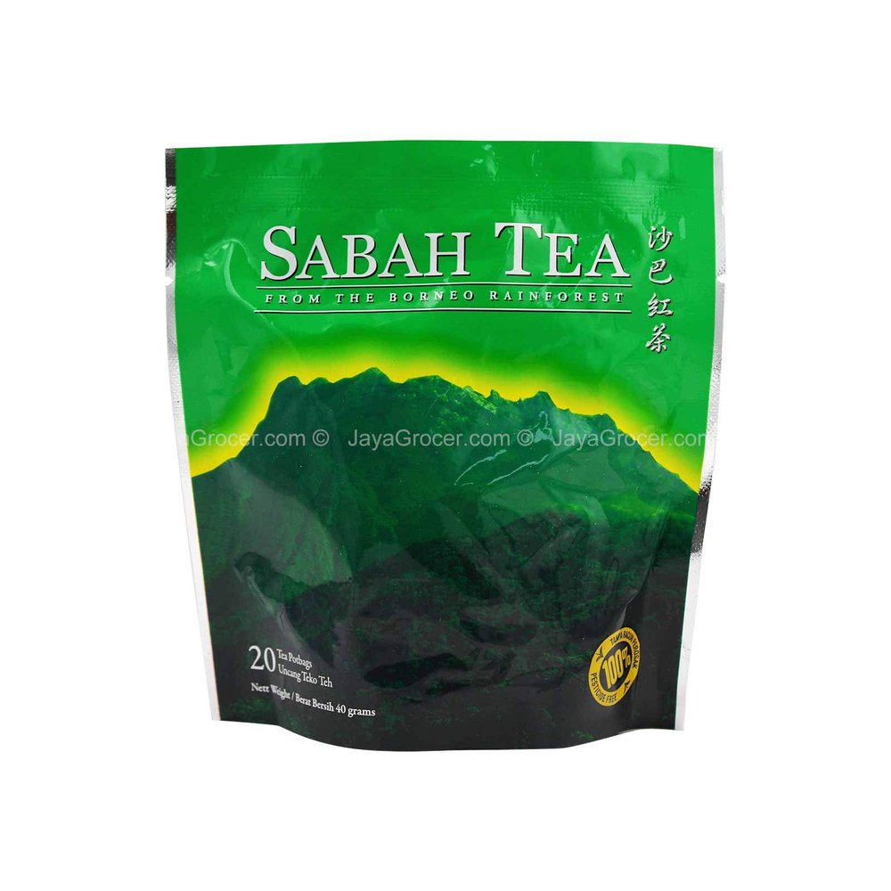 10 Pack Sabah Tea Potbag From The Borneo Rainforest (20's x 2g Per Bag )