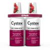 Cystex Urinary Tract Infection Support & Prevention, Cranberry Prebiotic Supplement with D-Mannose & Vitamin C for UTI Protection & Urinary Health Maintenance, 7.6 fl oz (Pack of 2) view 1