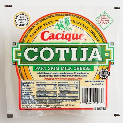 Cacique Cotija Cheese, Gluten Free, Natural, 10 Ounces (Pack Of 12)