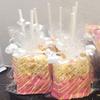 100 Rice Krispie Bags 4W"x2D"x8H" Clear Gusseted Poly Bags for Favors - Krispy view 3