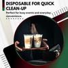 Green Direct 16 oz. Disposable Clear Drinking Plastic Cups for Boba Tea Ice Coffee 100 Pack view 4